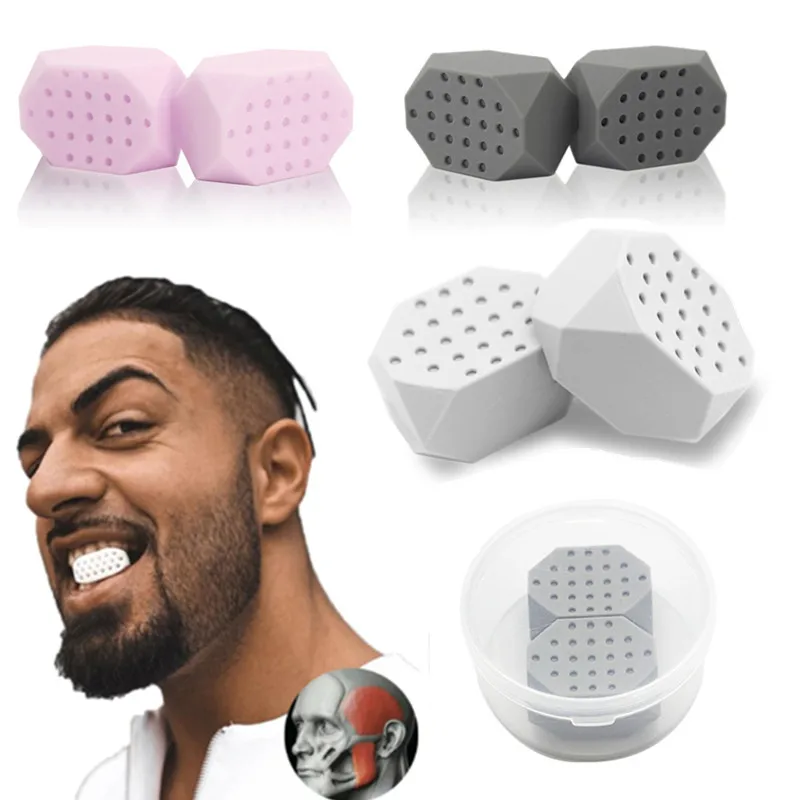 Face Toner Ball Jaw Muscle Exerciser Jaw Shape Trainer Face Training Balls Portable Fitness Equipments For Men Women 2021 New