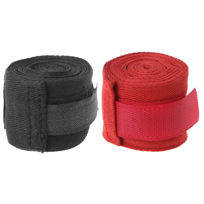 2 Rotoli Bende Semi-Elastiche Da Boxe Professionali Per Mma Muay Thai Kickboxing