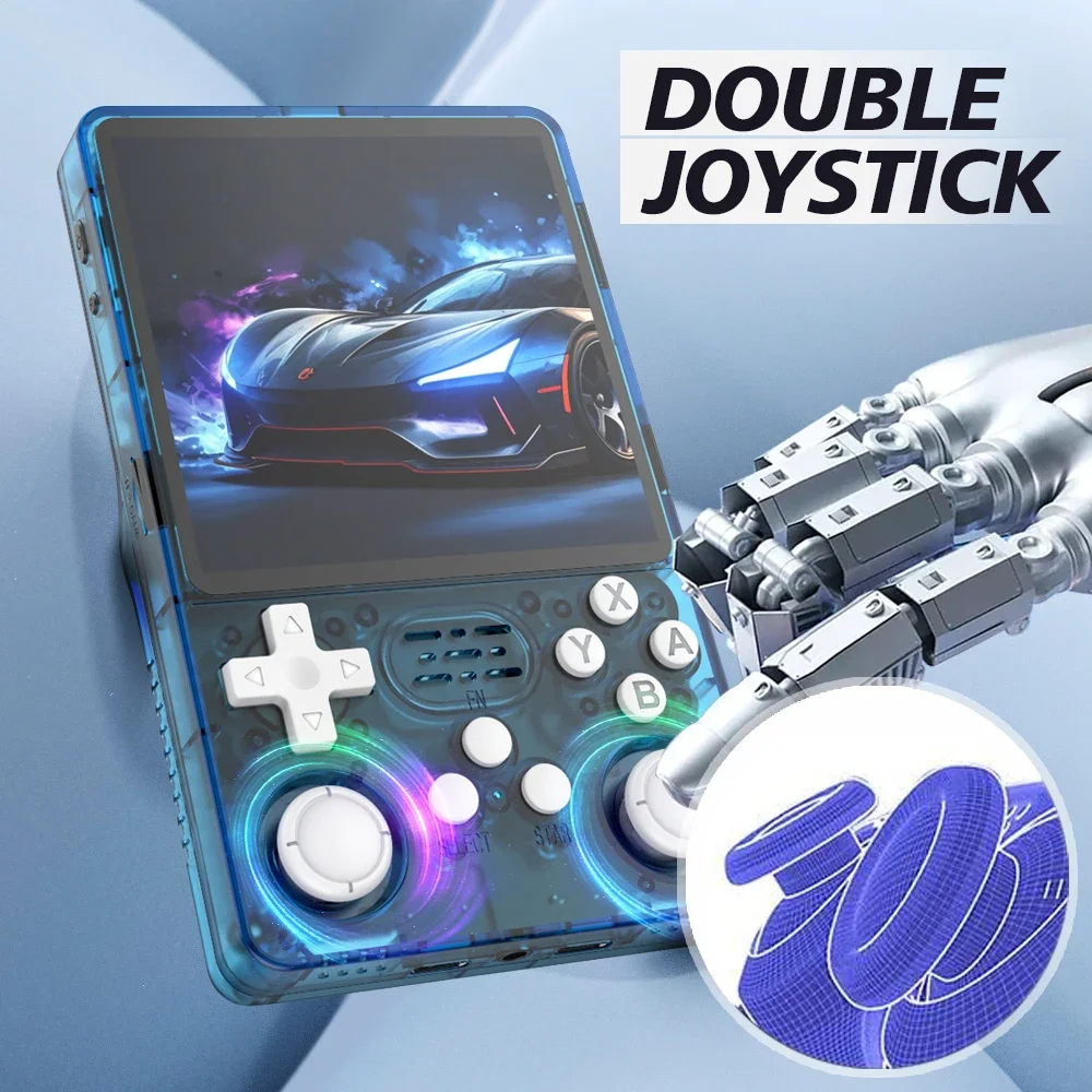 BOYHOM R36S Plus Retro Handheld Game Console Linux 64-bit System 4" IPS Screen RK3326 Portable Pocket Video Player R36PLUS Games