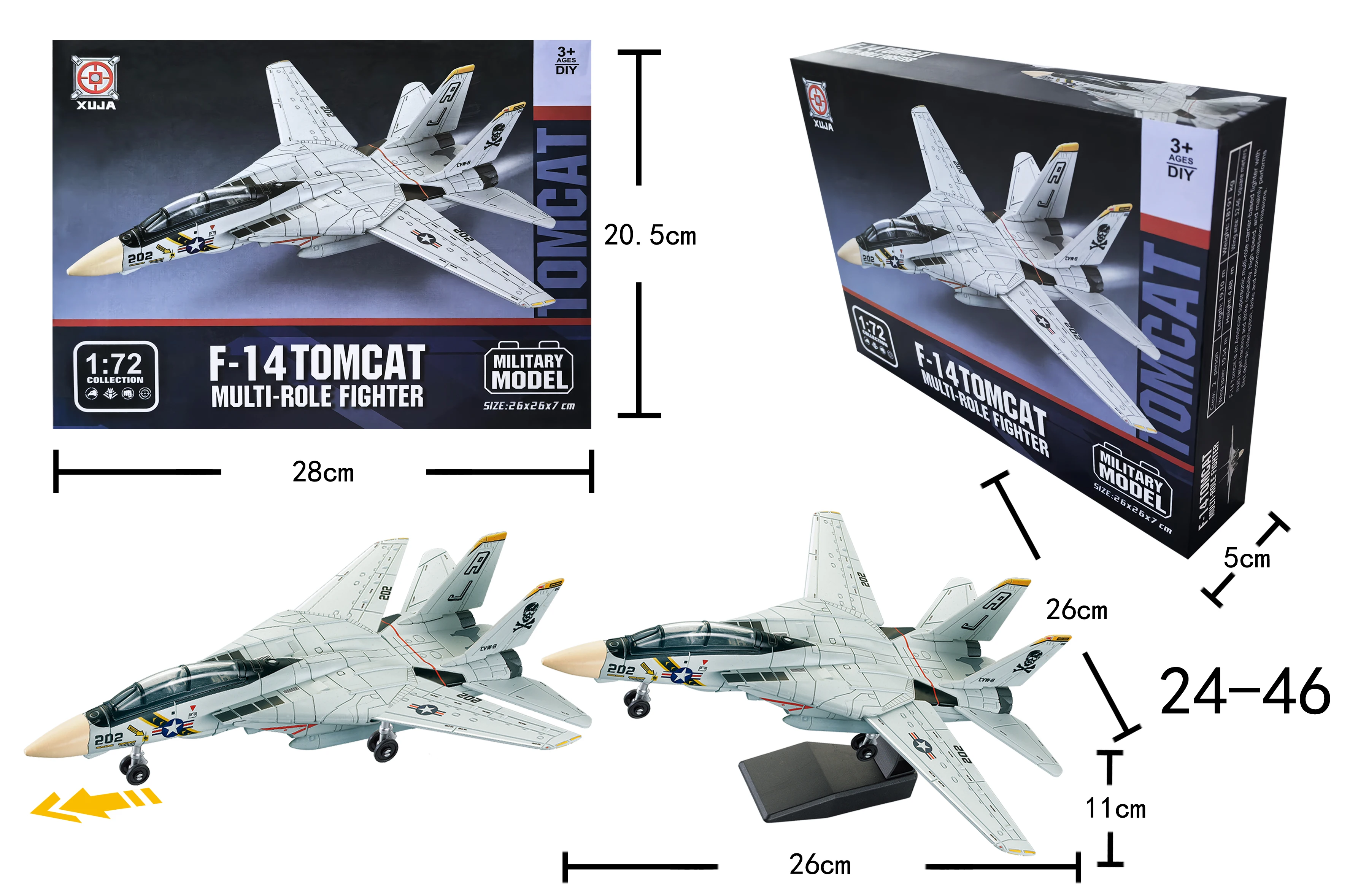 Stealth Fighter Building Blocks - Military Series Creative Assembled Toy, Perfect Decor Gift