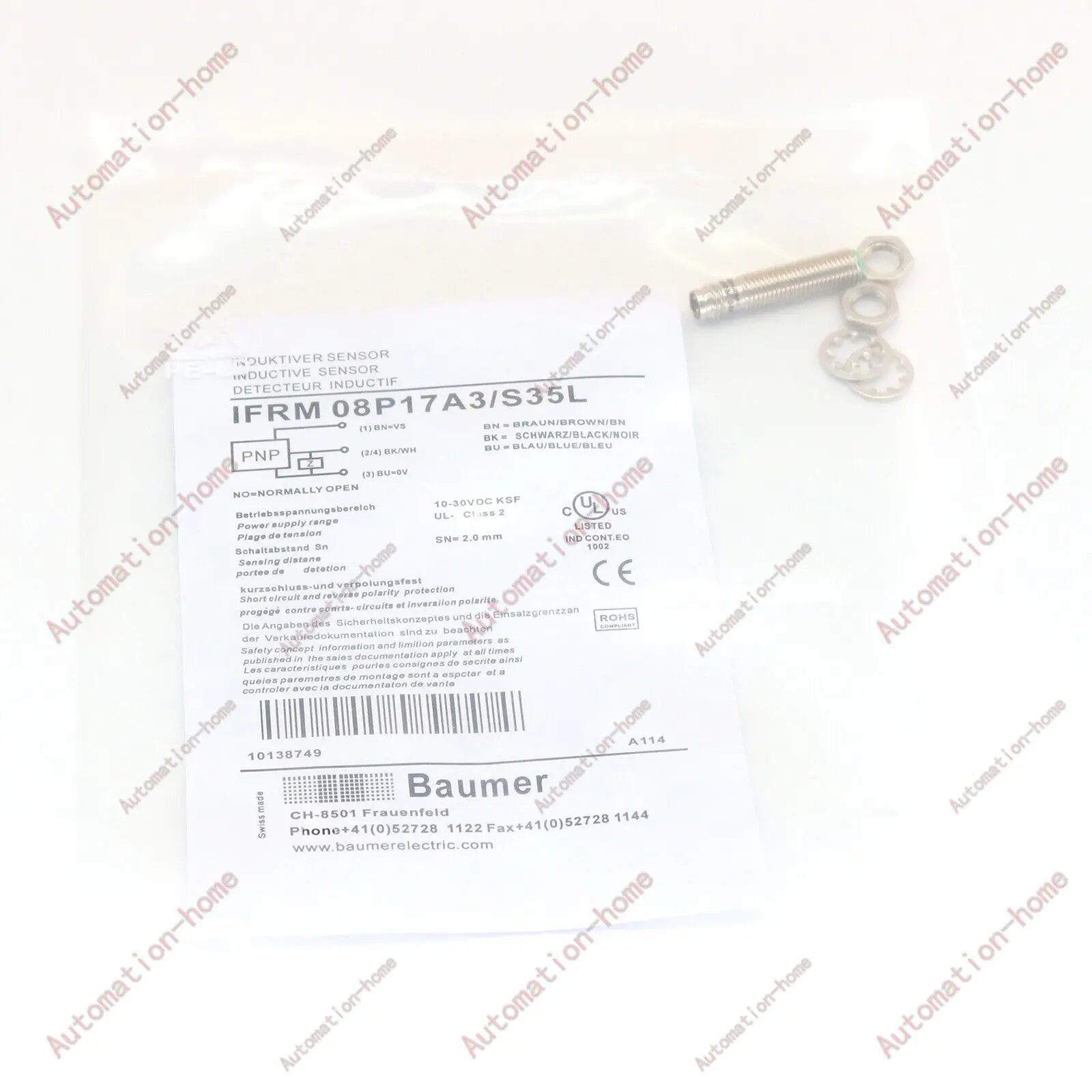 

1 шт. Новый Baumer IFRM 08P17A3/S35L, датчик