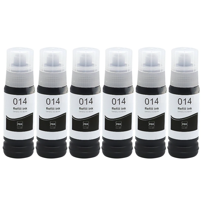 Vibrant 6-Color Dye Ink Set - 70ml