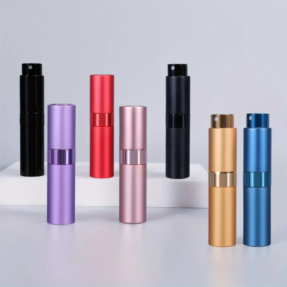 6 Pack Portable Refillable Perfume Spray Bottles