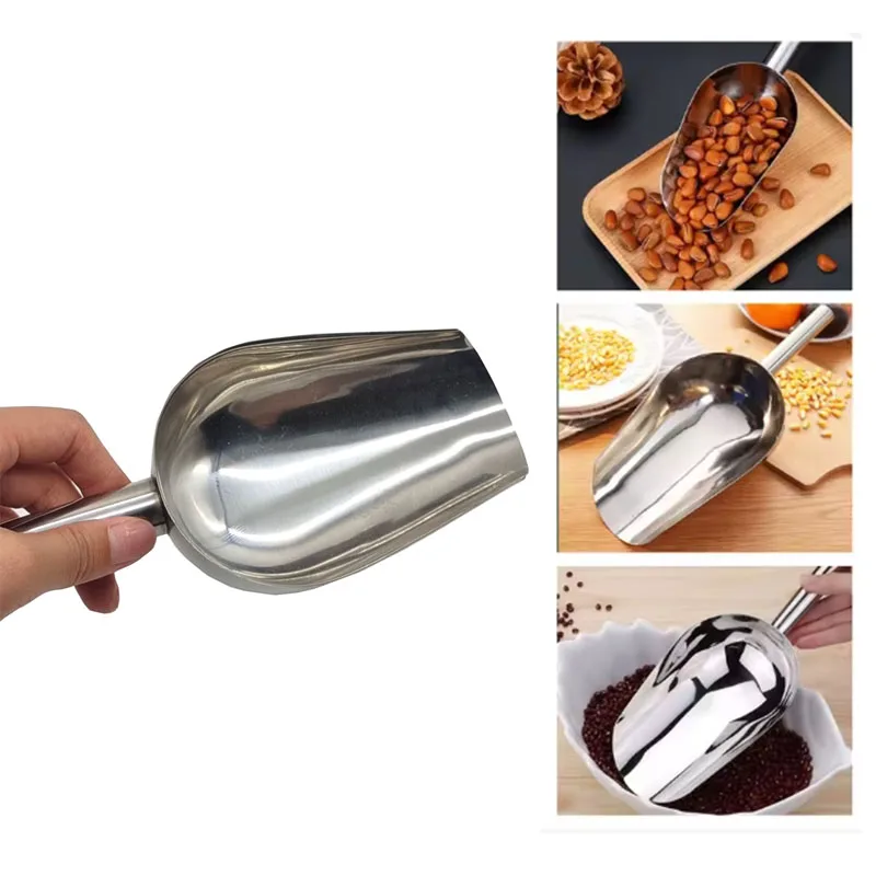 Pet Food Shovel Stainless Steel Dog Feeding Shovel Cat Dry Food Scoop Large Capacity Thickening Dog Food Scoop Spoon 23.5X8X5cm Pet Food Shovel Stainless Steel Dog Feeding Shovel Cat Dry Food Scoop Large Capacity Thickening Dog Food Scoop Spoon 23.5X8X5cm