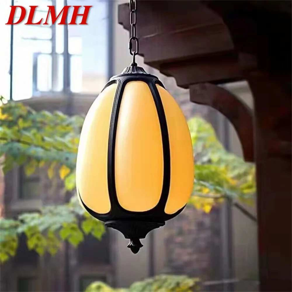 

DLMH Classical Dolomite Pendant Light Outdoor LED Lamp Waterproof for Home Corridor Decoration