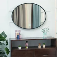 แปรงแต่งหน้าตกแต่งบ้าน กระจกเต็มตัว ของตกแต่งห้องน้ำ กระจกติดผนังสไตล์สวยงาม กระจกขนาดเล็ก ของตกแต่งบ้าน ชั้นวางของ ไฟ 6