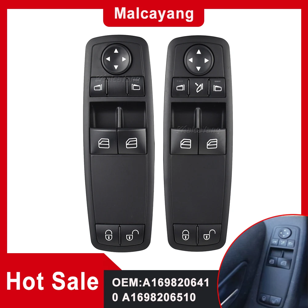

Кнопка переключения стеклоподъемника для Mercedes Benz Class A W169 2011 2012 класс B W245 2008 2009-2011 A1698206410 A1698206510