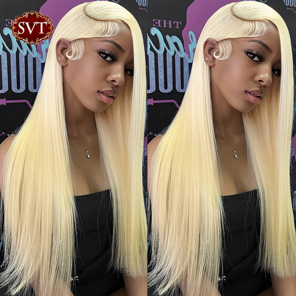 

HD 13x4 13x6 613 Honey Blonde Color Lace Front Human Hair Wigs For Women Transparent Malaysian Straight Frontal Wigs Human Hair