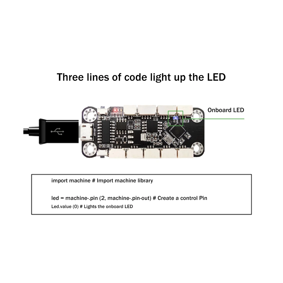 

ESP8266 Wifi Module Python Development Board MicroPython IoT Kit ESP8266 Expansion Board Compatible with