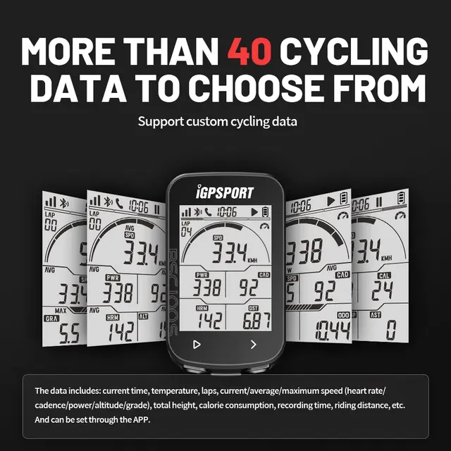 GPS Bike Computer IGPSPORT BSC100S Cycle Wireless Speedometer Bicycle Digital Stopwatch Cycling Odometer Cycling Computer - Image 4