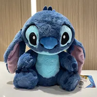 Véritable Disney Stitch 25-30CM peluche jouet Anime Lilo & Stitch jouets en peluche Kawaii dessin animé mignon oreiller poupée jouets enfants cadeau d'anniversaire 6