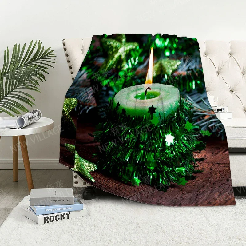 Home decoration plush Sofa blanket Christmas Bedspread on the bed anime fluffy soft blankets thick blanket for winter