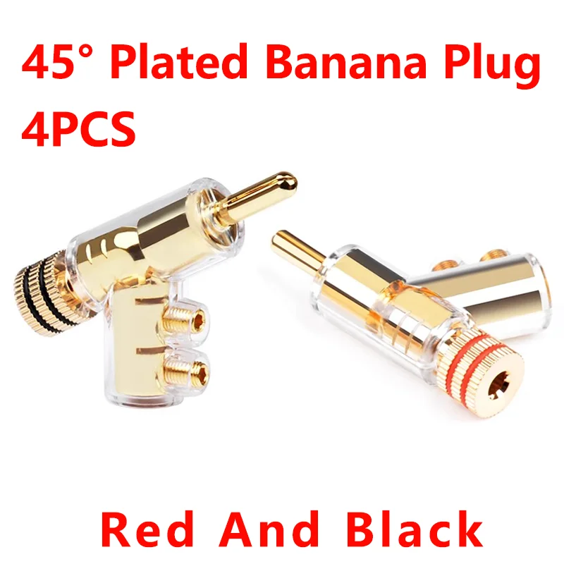 CONNETTORE A BANANA DA PANNELLO 4mm audio presa plug boccola (ROSSO