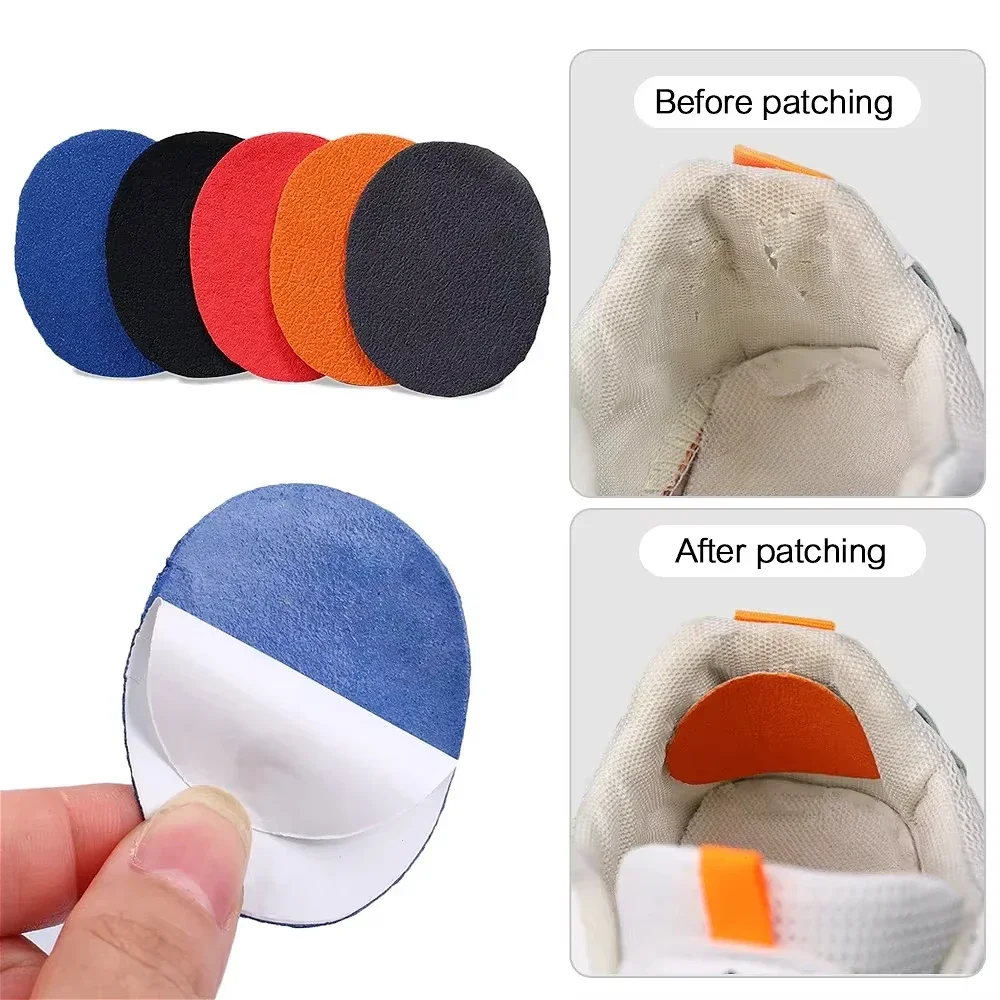 Shoe repair patch 6pcs Heel Wear Repair Shoe Patch Stickers Unisex Anti-Wear Heel Protector