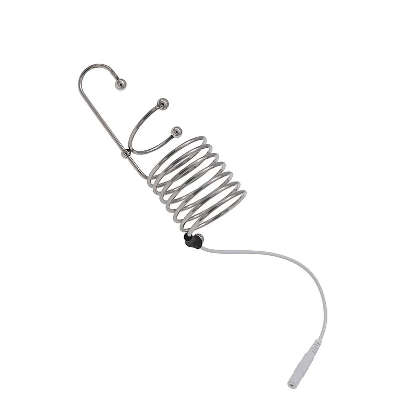 Medical Themed Toys Prince Wand Electric Shock Catheter Urethral Sound Pulse Massage Penis Plug Insertion Rods Sex Toys For Men electro sex toys electric sex toys