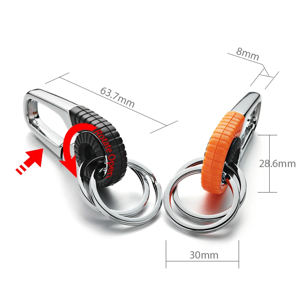 Creative Car Keychain Fashion Key Chain Ring Holder Keyring