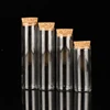 5-30ml Clear Glass Bottles with Cork Stopper DIY Crafts Float Vials Spice Candy Scented Tea Storage Straight Mouth Empty Bottles 6