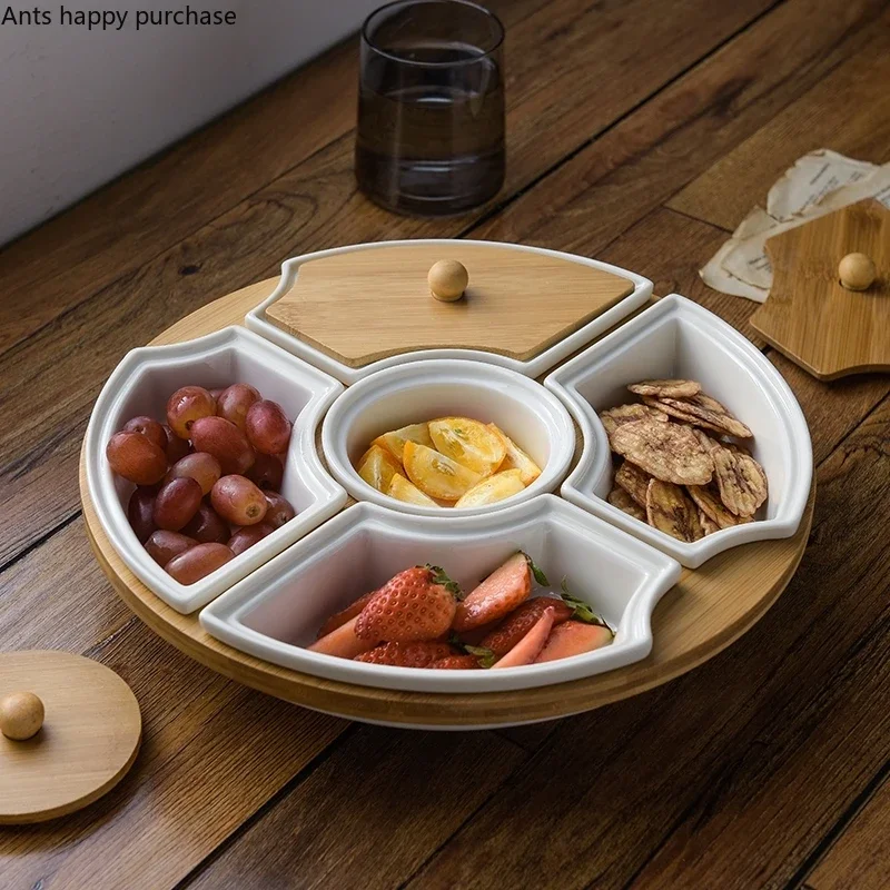 طبق دوار بخمسة شبكات منزلي من السيراميك