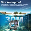 Ourlife MTR40 Pro Action Camera 5K Video IPS Touch LCD 30M Waterproof Anti-Shake HD WiFi Sports Camera With Wireless Microphone 4