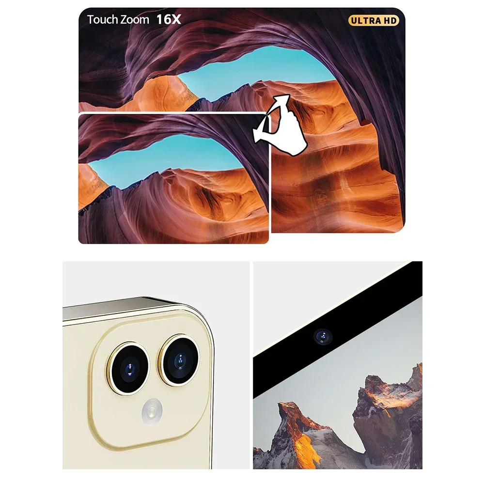 D6 4K Digital Camera 64MP Triple Lens 3.0'' Touch Screen Video Recorder Vlog Portable Outdoor Sport HD Selfie Vlog CCD Camcorder - 4