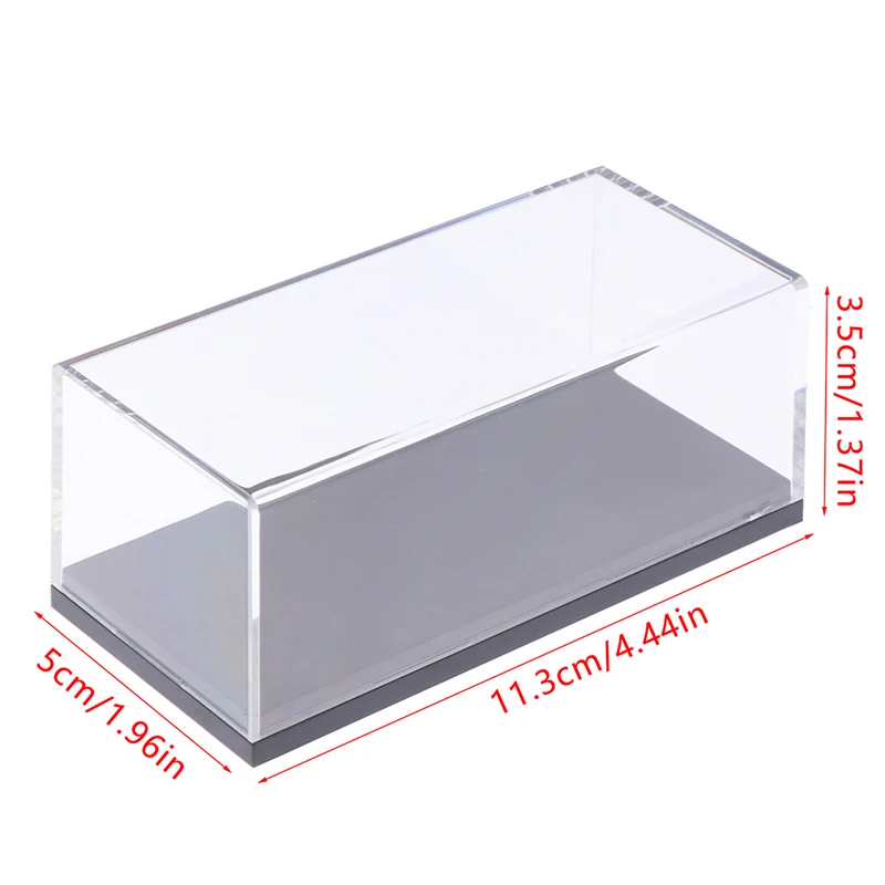 Acrylbox Vitrine Transparent - Staubschutz Ausstellungsbox - 10x15cm Display