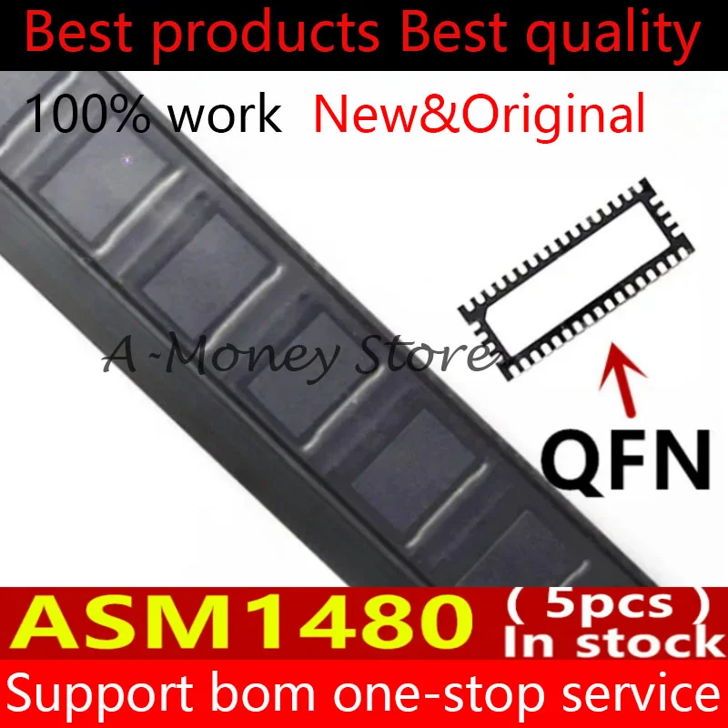 (5pcs)ASM1480 QFN-42