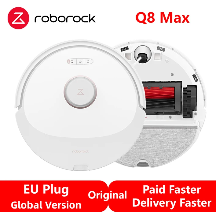 Q8 Max Roborock Q8 Max Robot Vacuum Cleaner 5500PA Dual Roller New