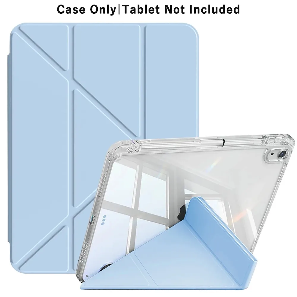 Enhanced Protective Tablet Case with Pencil Holder and Stand Function