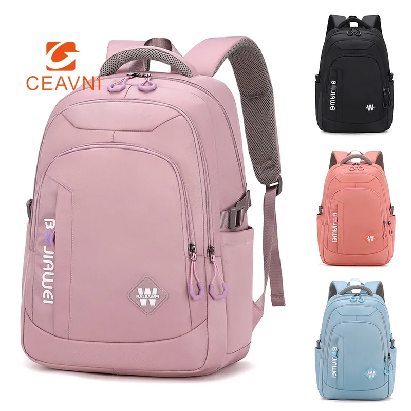 

CEAVNI 2023 New Japanese Premium Backpack Large Capacity Waterproofing Travel Backpack Fashion Solid Color Unisex Student Bag