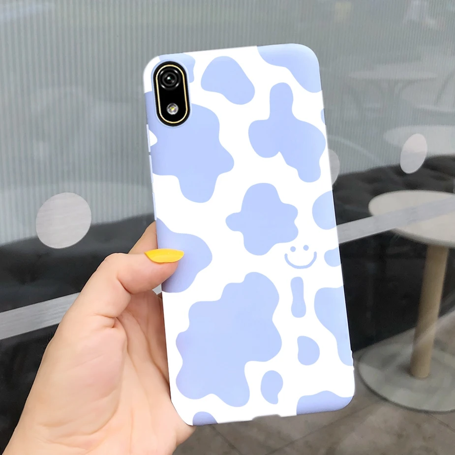 Stylish Painted Silicone Soft TPU Phone Case - Protective Back Cover Bumper