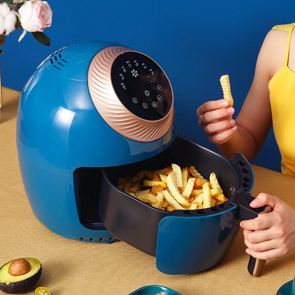 Air fryer household multi-function smoke-free electric fryer intelligent timing