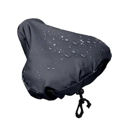 Waterproof Bicycle Seat Cover - Outdoor Protective Cushion for UV, Rain, and Dust Guard (Black)