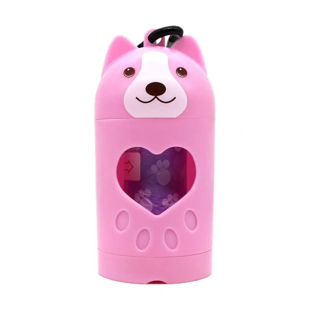 Dog Poop Bag Holder Pet Picker Bottom Opening Pet Picker Poop Dispenser with Carabiner For Outdoor Travel Hiking Dog Bag Holder