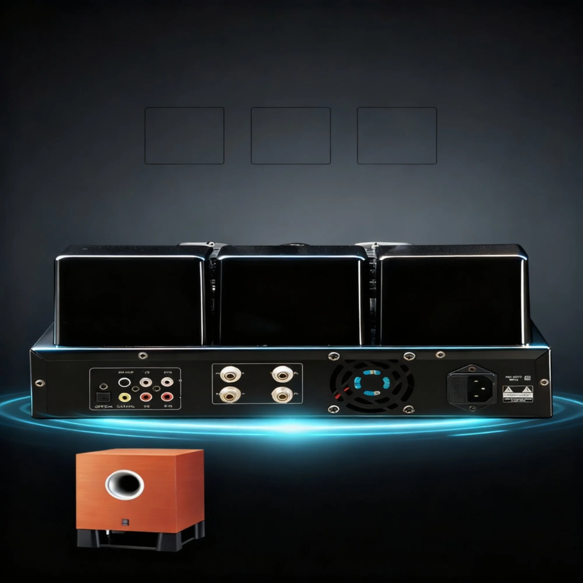 2x200W 튜브 앰프 5.0 블루투스 앰프 하이파이 고출력 앰프 SNR 80dB 앰프 RC 동축 광 입력 홈 시어터용