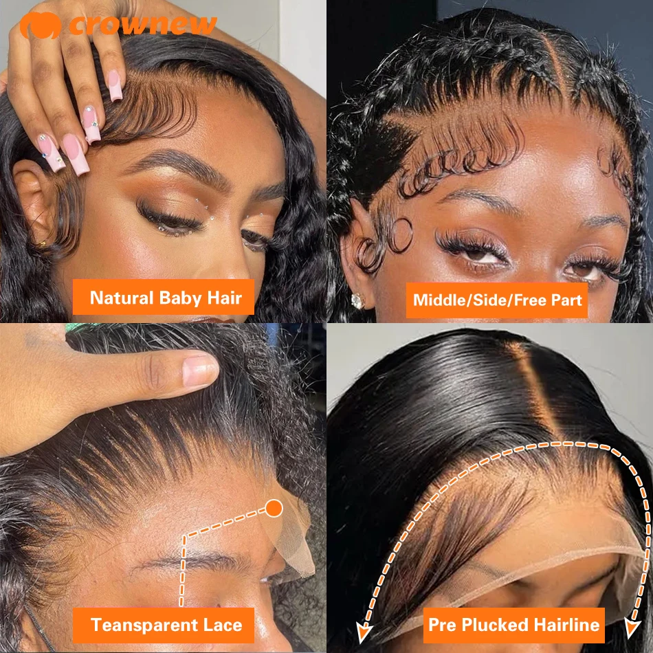 Curly Lace Front Human Hair Wig 13X4 13x6 Hd Lace Front Human Hair Wig Preplucked 200% Human Hair Lace Frontal Wig Cheap Wigs 3