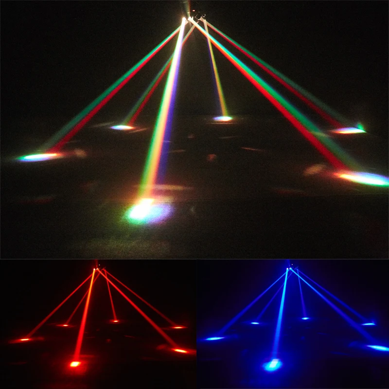 DJ Equipment 100W Six Arms Beam Led Moving Head Party Disco Ball Lights Effect S
