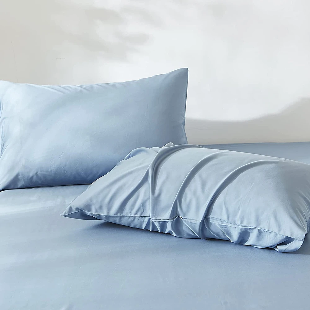 Simple&opulence 2pcs 100 Bamboo Fiber Pillow Case Envelope Closure