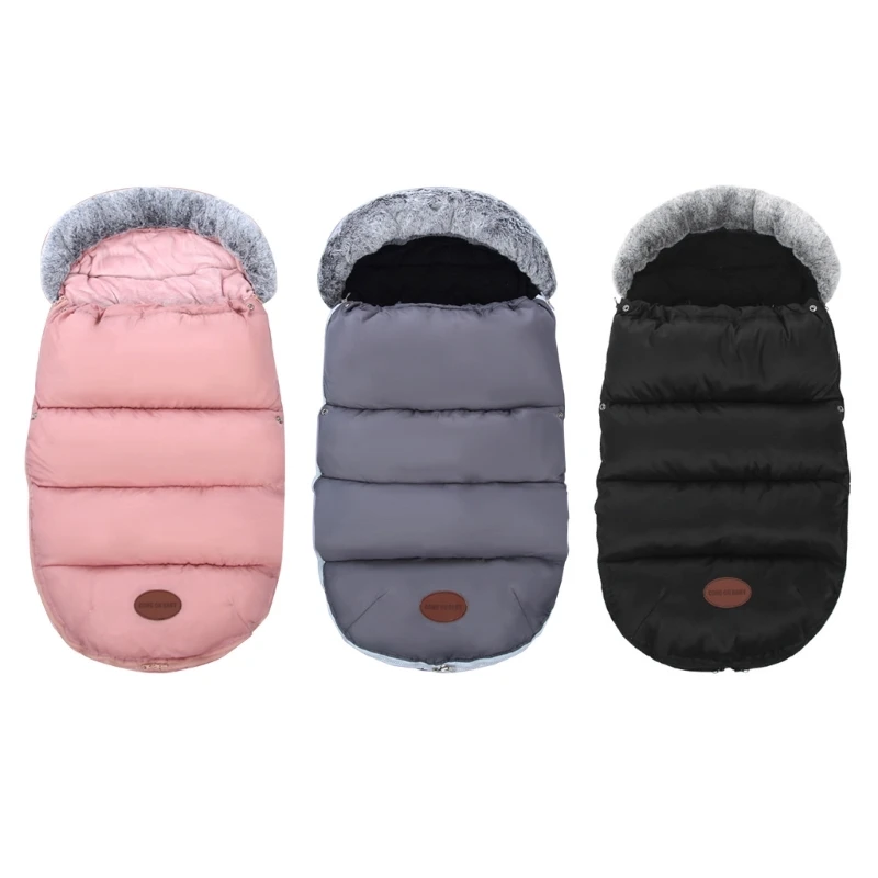 

Thickened Pram Foot Muff Winter Baby Sleeping Bag Versatile Footmuff Multifunctional Baby Footmuff for All Pushchairs