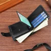 Men's Wallet Hasp Leather Wallet Multiple Card Slots Credit Card Holder Coin Purse Vintage Wallet Fashion Business Male Wallets 2