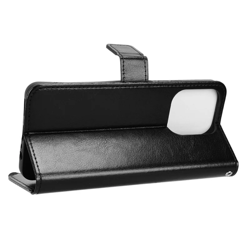 Luxury Leather Wallet Flip Case with Magnetic Closure