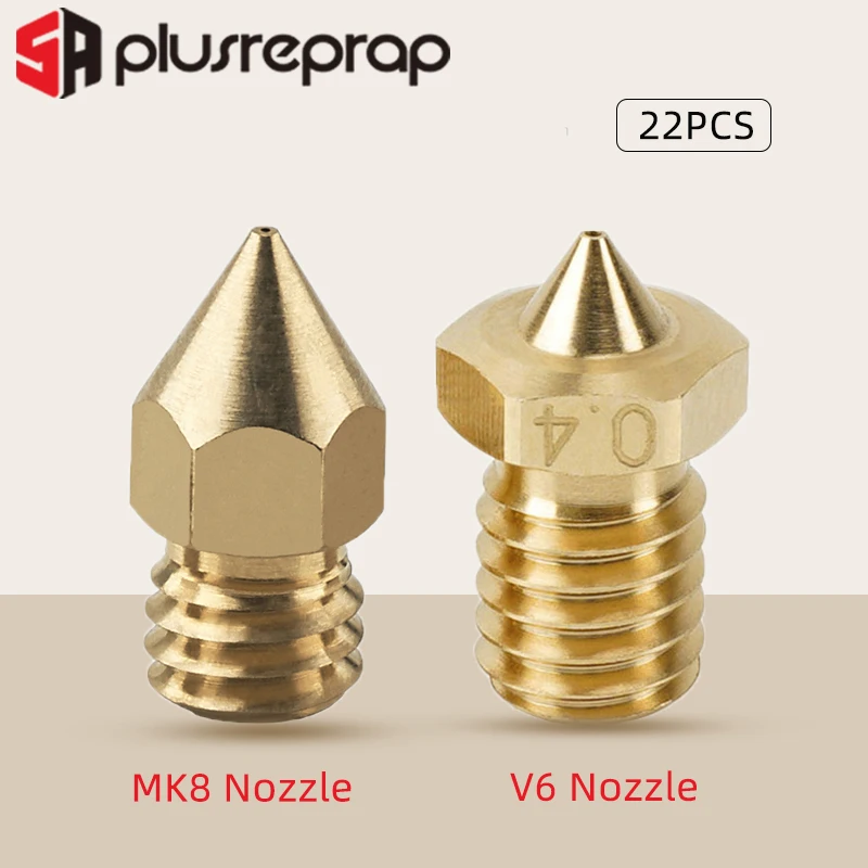 Todos Metal Brass Bocal j Cabeça Hotend Extrusora Impressora 3d Parts Kits 1.75 mm a8 Creality Cr10 Ender Mk8 Makebot 22 Pcs - Imagem 6
