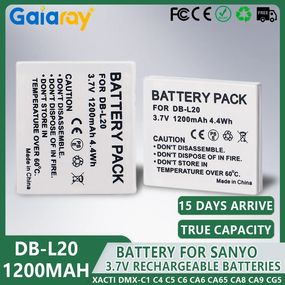 Batterie Otech Pour Appareil Photo SANYO VPC-E6 – 750 MAh NiMH – Garantie 2 Ans