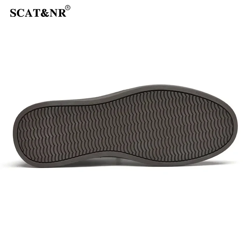 برانڈ مردوں skateboarding جوتے چمڑے کے جوتے فیشن ل...