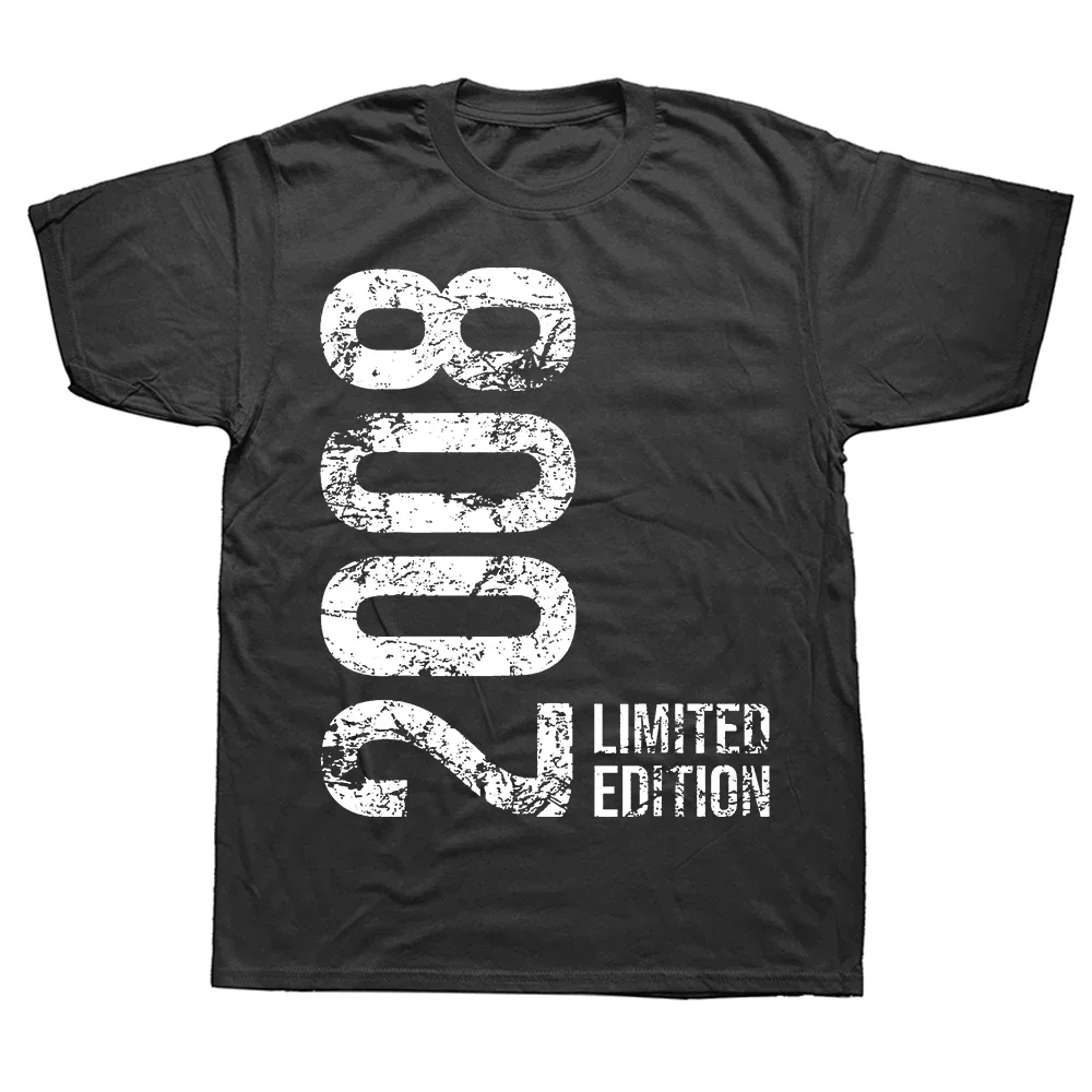 16. Geburtstag, 16 Jahre, Mann, Frau, Retro, Vintage, 2008, Geschenk, T-Shirt, Rundhalsausschnitt, kurzärmelig, modisches T-Shirt, lässige Basic-T-Shirts