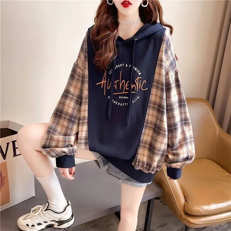 

Harajuku Style Streetwear Hoodie for Women Essentials Hoodies Korean Fashion Vintage Spring Autumn Hooded Sweatshirt