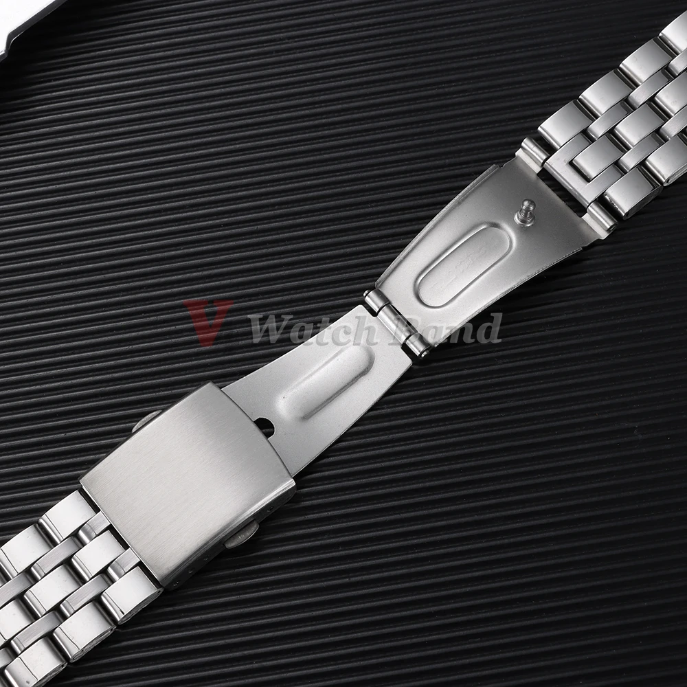 Stainless Steel Five-Bead Hollow Design Smartwatch Bracelet - Silver Gold Finish