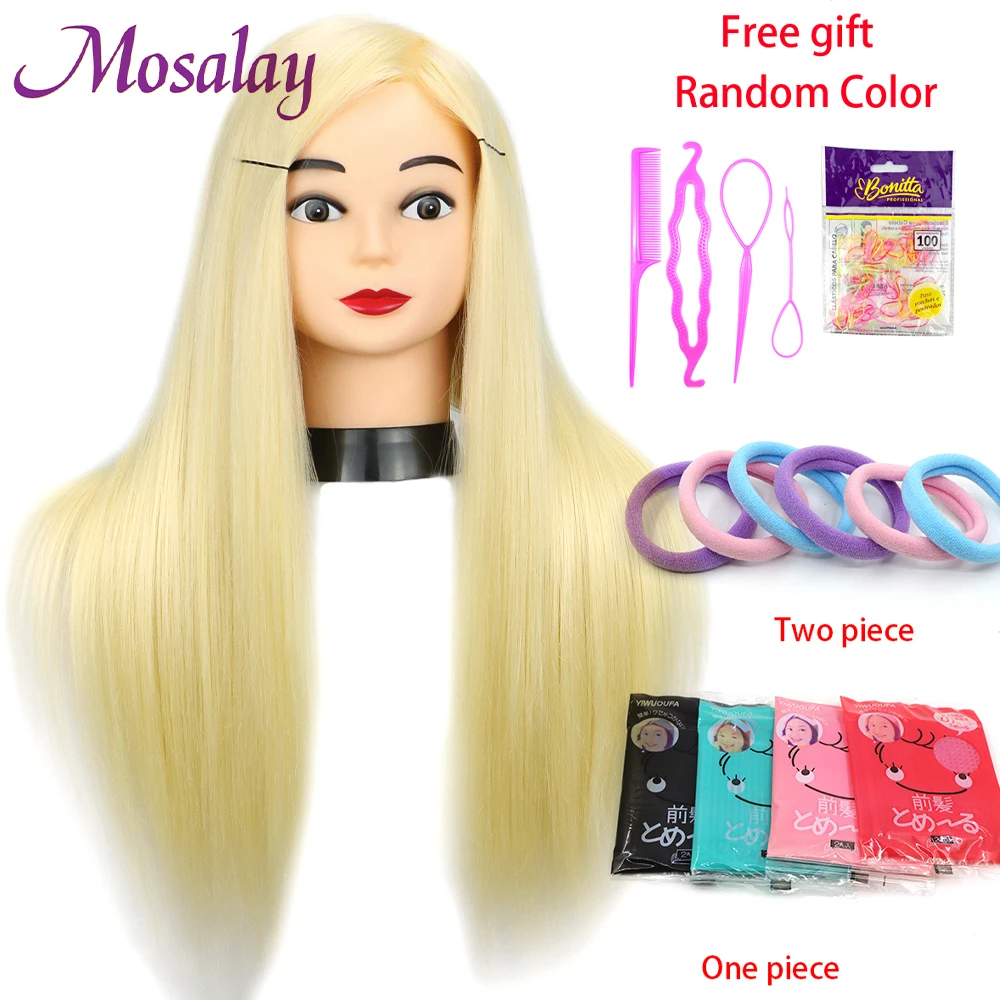 Professional 80 Human Hair Mannequin Head Training Head Kit Doll Head