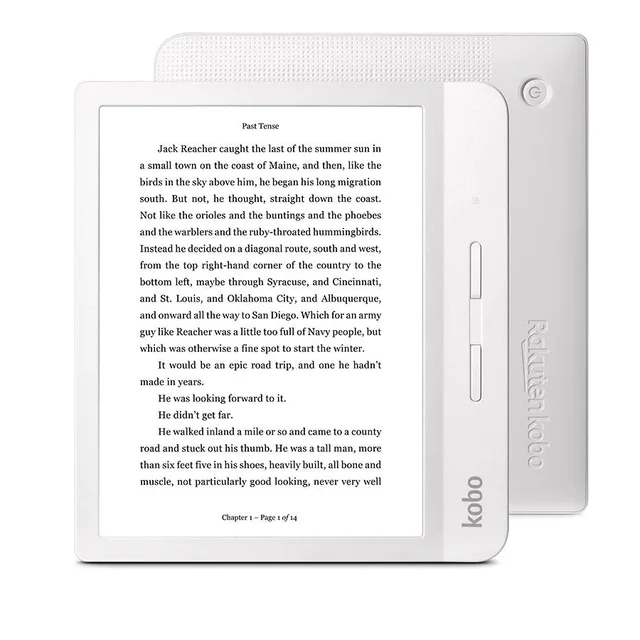KOBO Libra H2O N873 7“ e-Reader ebook 300PPI IPX8 Waterproof Carta
