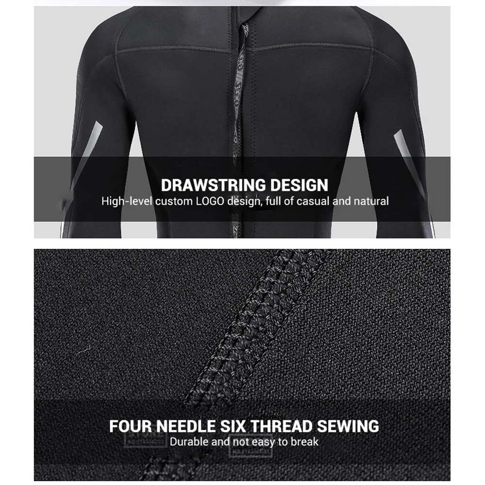 Men Wetsuit 2/3mm Neoprene Surfing Scuba Diving suit Snorkeling Swimming Body Suit Wet Suit Surf Kitesurf Clothes Equipment diving suits
