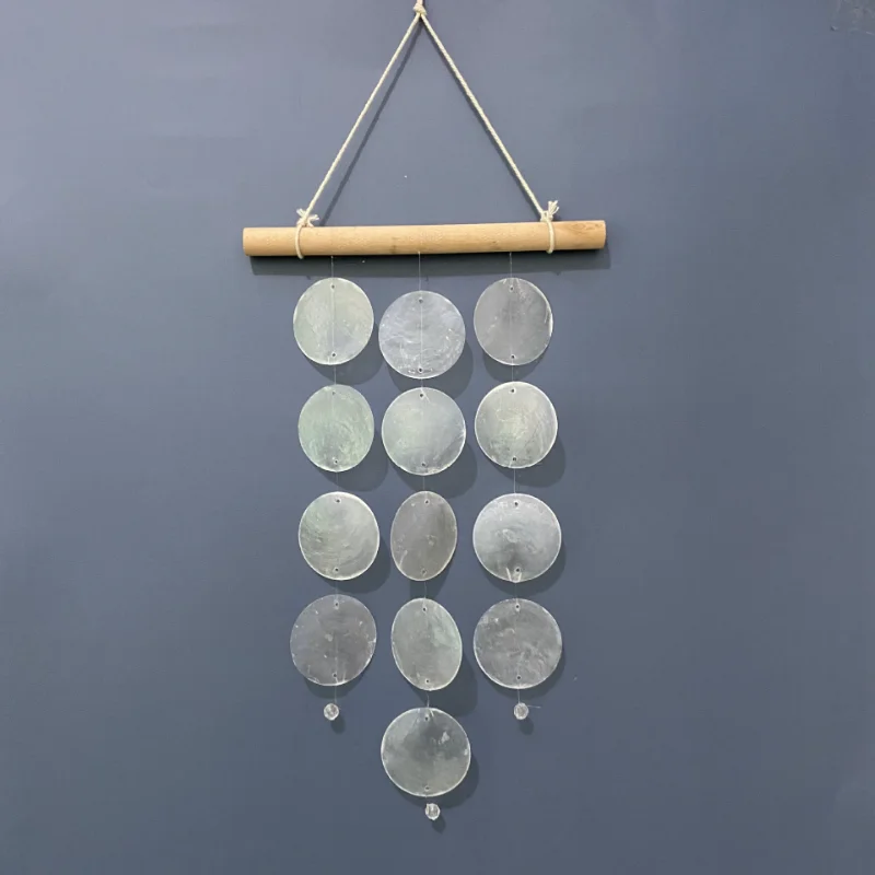 100pcs/set 5cm Natural Shell Ornaments DIY Material for Home Lamps Wind Chime Pendant Accessories Craft Earring Supplies